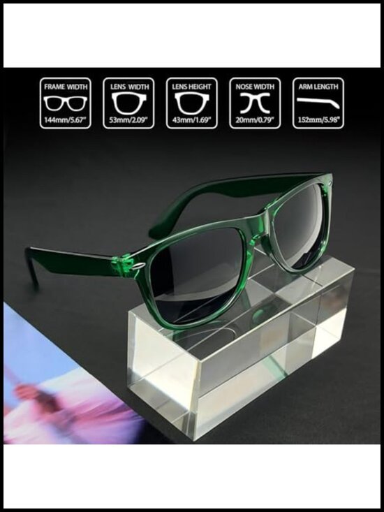 3 Pack Polarized UV400 Protection Square Sunglasses main image 4
